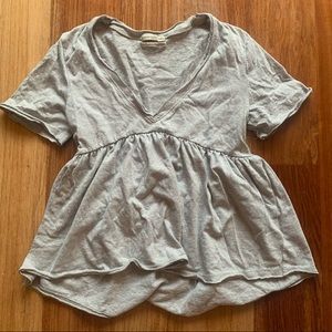 Urban Outfitters Peplum Babydoll Top